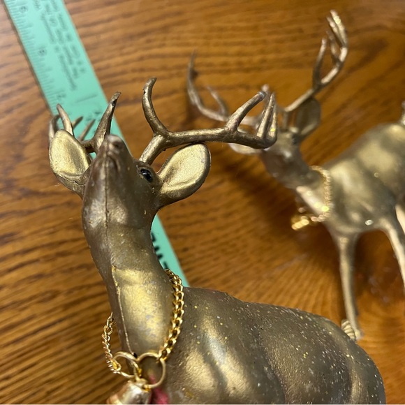 Vintage plastic deer gold - Picture 12 of 12